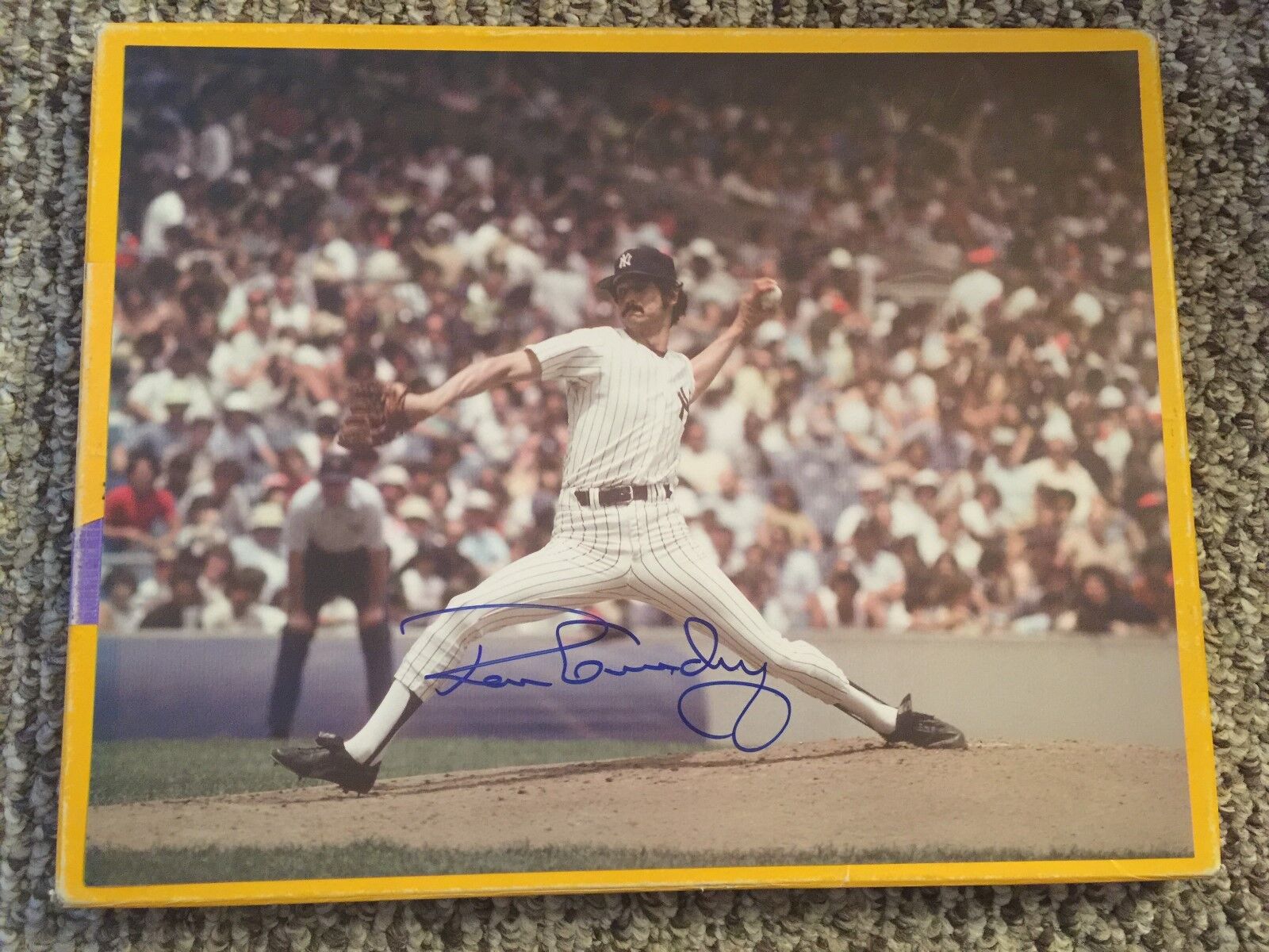 RON GUIDRY SIGNED 11X14 NEW YORK YANKEES Photo Poster painting WITH COA IN PERSON AUTOGRAPH