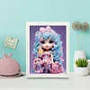 Cartoon Little Girl Diamond Art Painting Kits with Frame 