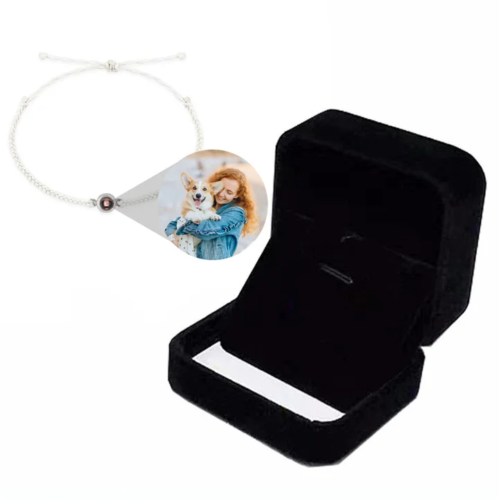 New Projector Custom Personalized Circle Photo Bracelet For Women And Men wetirmss