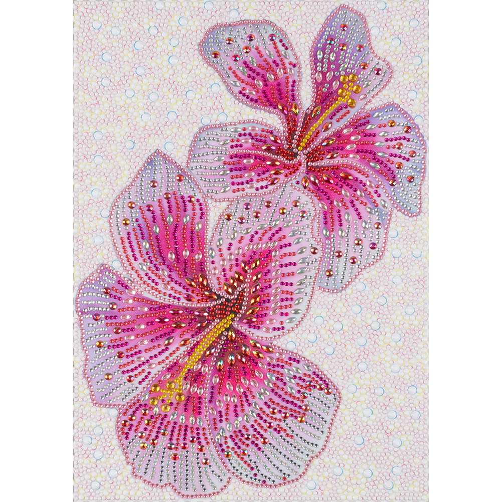 

Pink Flower - Crystal Special Shaped Diamond Painting - 30*40CM, 501 Original