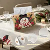 Hat for Snowman DIY Pearl Diamond Painting PU Cover Tissue Holder Kit Pearl Art Painting Decoration for Home & Gifts