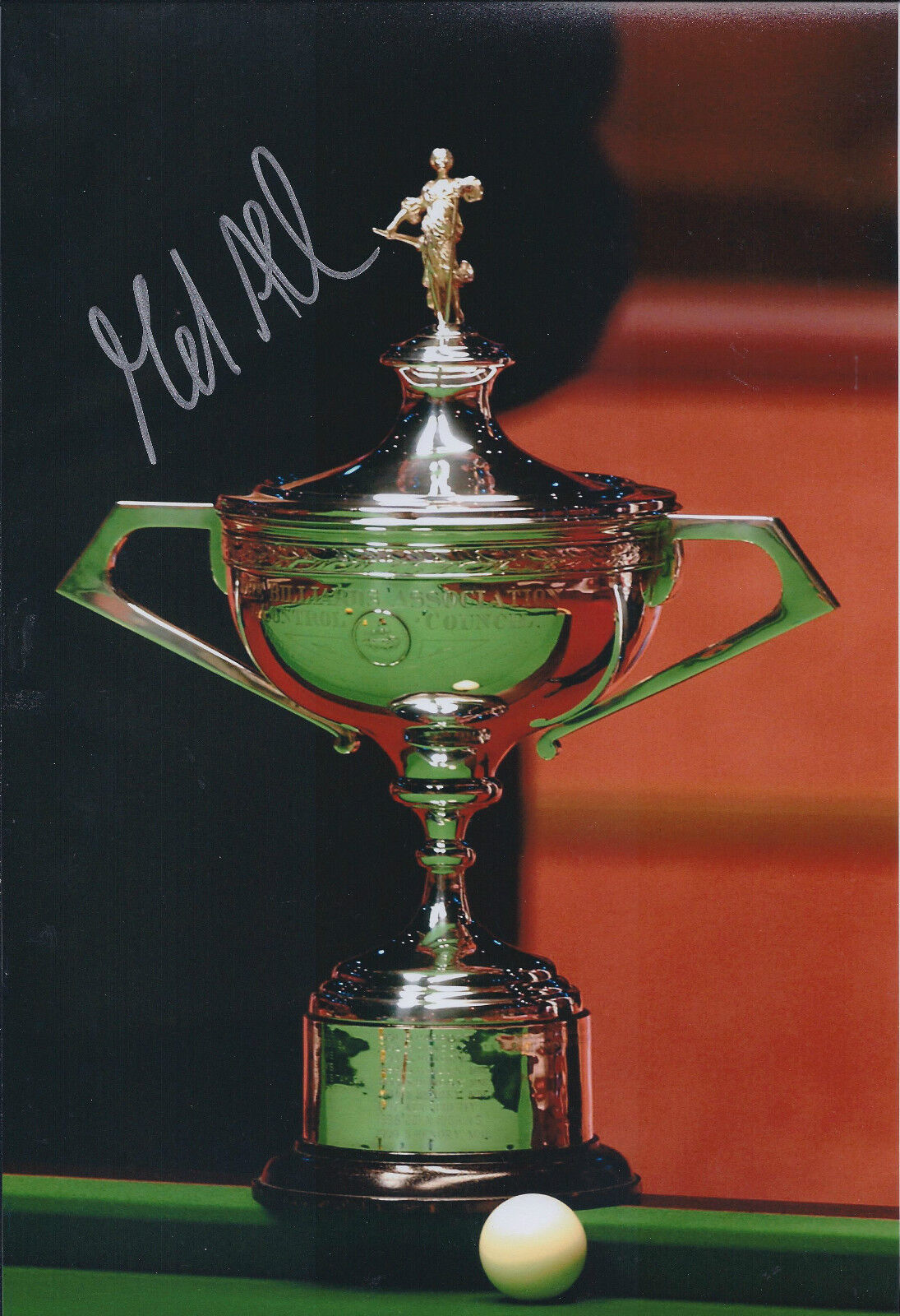 Mark ALLEN AUTOGRAPH 12x8 Signed World Championship Photo Poster painting AFTAL COA SNOOKER