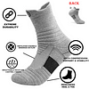 1 Pair-Men's Towel Bottom Sweat Absorbing Breathable Outdoor Sports Socks by Inlyline
