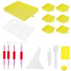 DIY Multifunctional Diamond Painting Cover Plate Turn Drill Tray Tool Set