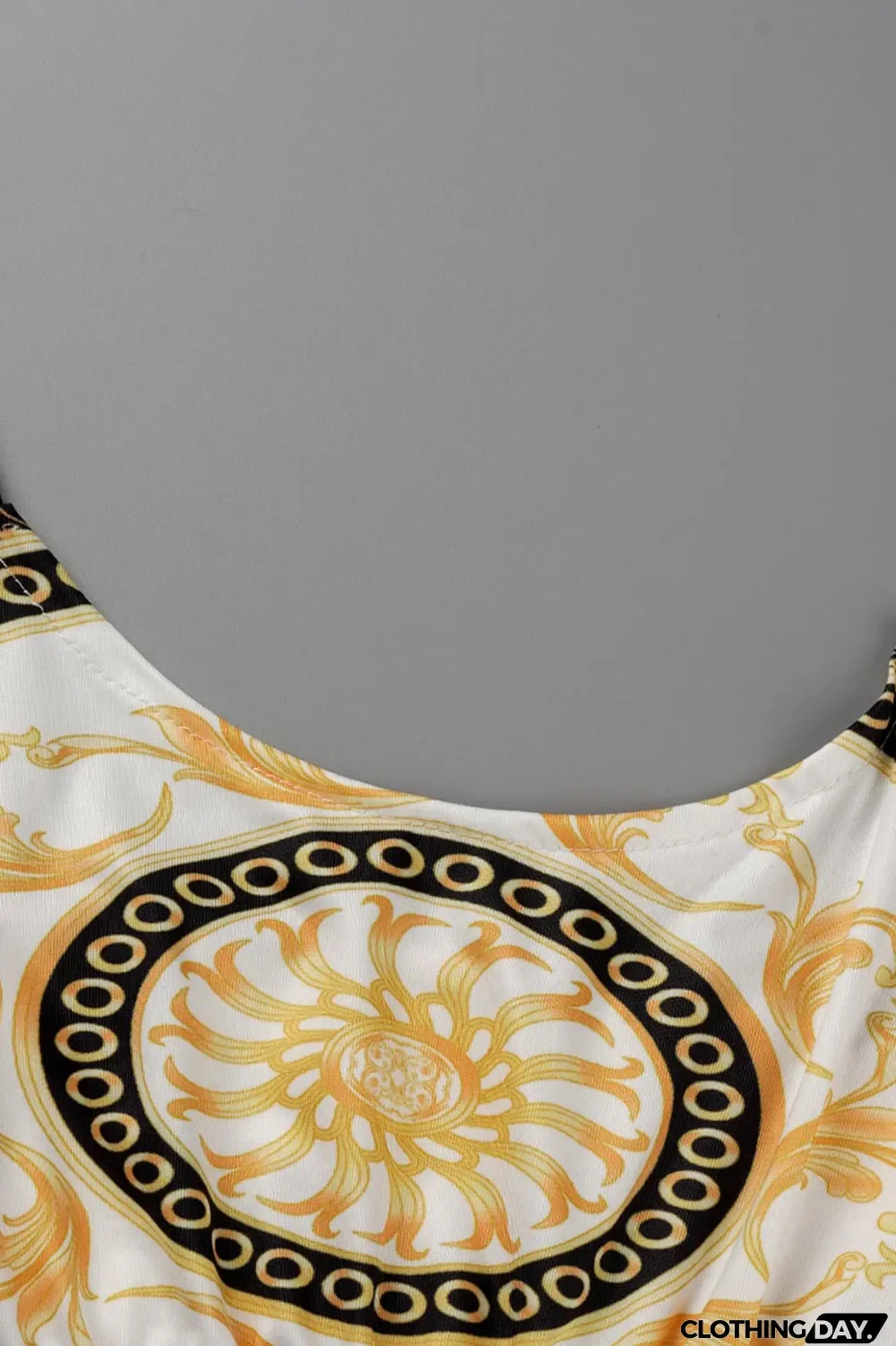 Black Fashion Casual Print Patchwork Backless O Neck Sleeveless Two Pieces