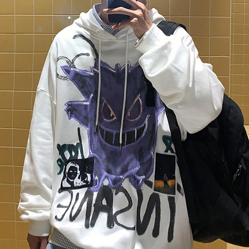 Winter Men's And Women's Sweatshirts Plush Hoodies Korean Version Of The Trend Of All-match Hoodies Trendy Hip-hop Style