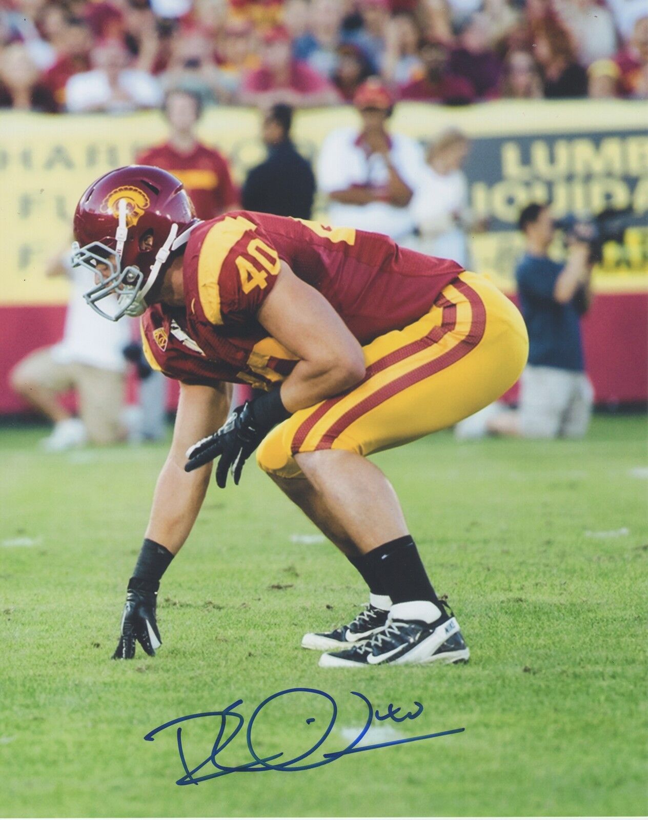 Rhett Ellison MN Minnesota Vikings USC Auto Signed 8x10 Photo Poster painting COA GFA E4 PROOF!