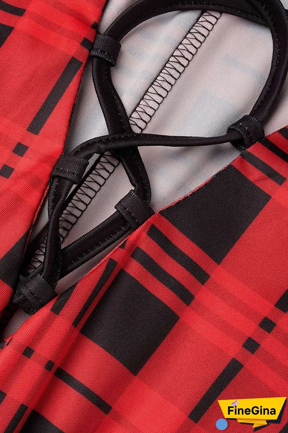 Apricot Sexy Casual Print Bandage Printing V Neck Wrapped Skirt Dresses