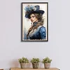 (40*60cm)Lady - Full Round Drill Diamond Painting