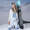 Women's High-performance Color-blocked Snow Salopettes by Inlyline