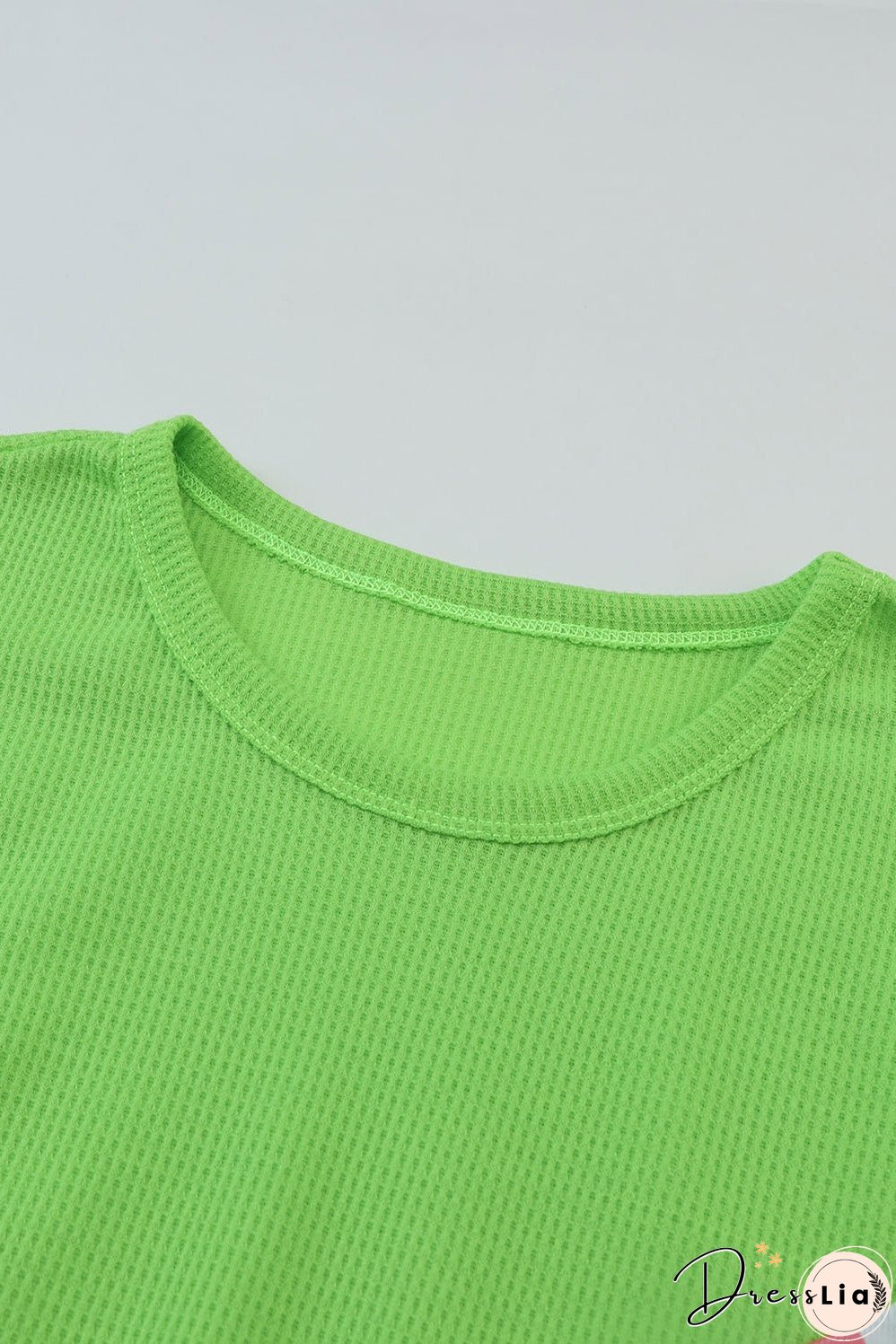 Leopard Waffle Knit T-Shirt