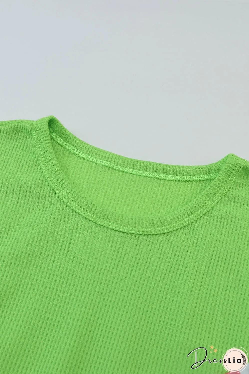 Leopard Waffle Knit T-Shirt