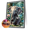 Diamond Painting-DIY Full Round Drill Elephant