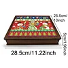 DIY Diamond Painting Wooden Advent Calendar Christmas Countdown Gift Box Kits