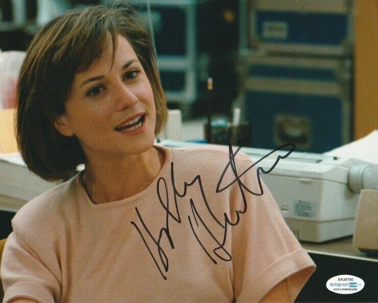 CLASSIC HOLLY HUNTER SIGNED BROADCAST NEWS