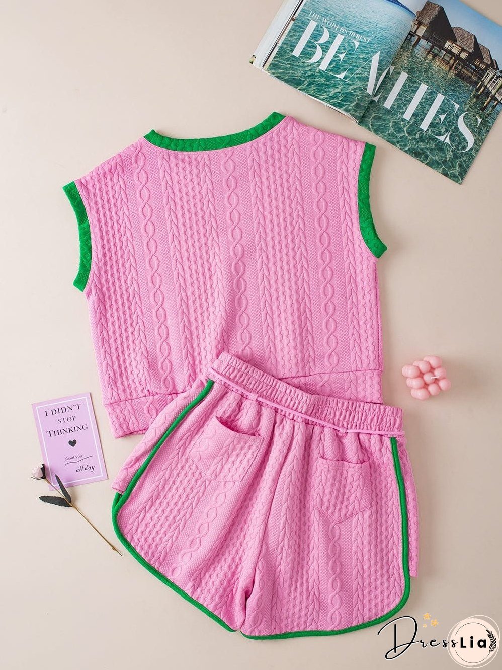 Soft Pink Summer Outfit Set