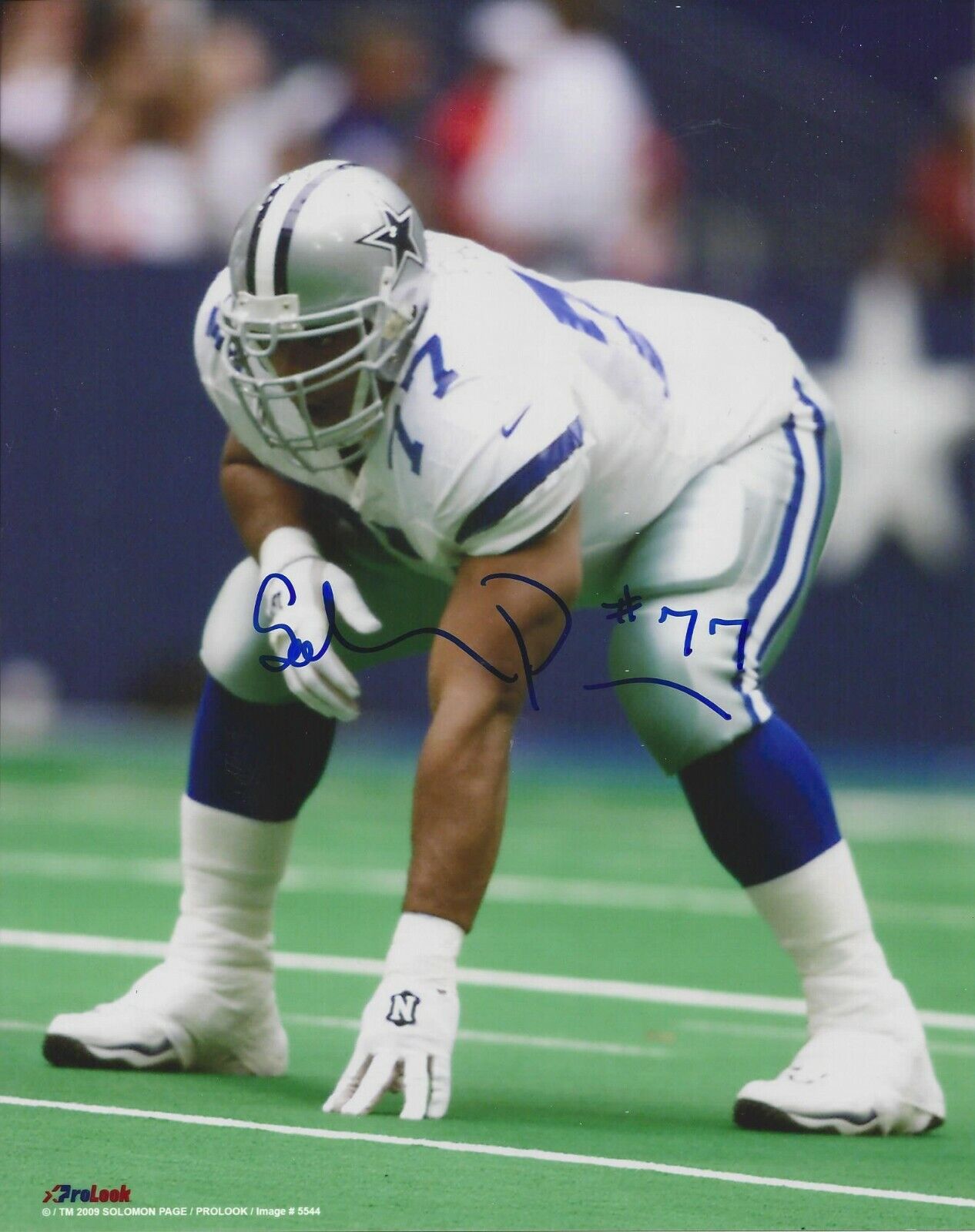 Solomon Page Autographed 8x10 Dallas Cowboys#1