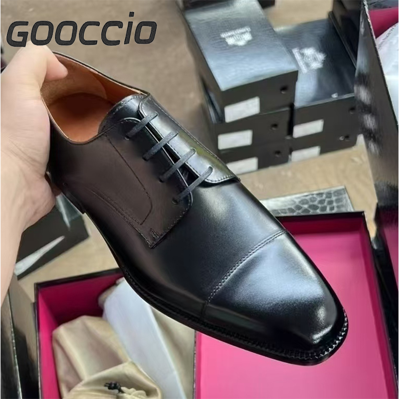 YH188 Prenium Calf-Skin Dress Shoes/Derby Shoes For Men GOOCCIO   