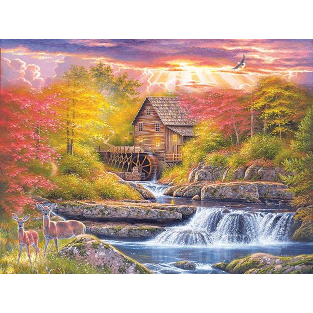 

Idyllic Scenery - Round Drill Diamond Painting - 40*30CM, 501 Original