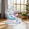 uk.everydayedeals DIY Acrylic Diamond Painting Desktop Tabletop Ornament - Dinosaur