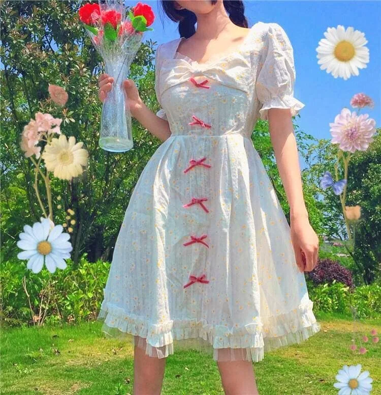 Daisy Kawaii Princess Short Sleeve Summer Dolly Dress SS2018