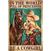 (Multi Style)Cowgirl - Vintage Metal Signs - 20*30cm/30*40cm - Western