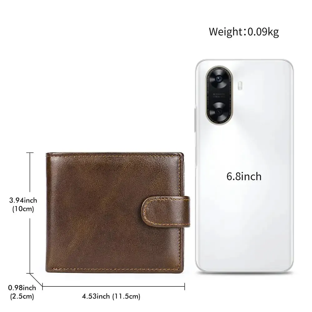 Wallet size parameter display