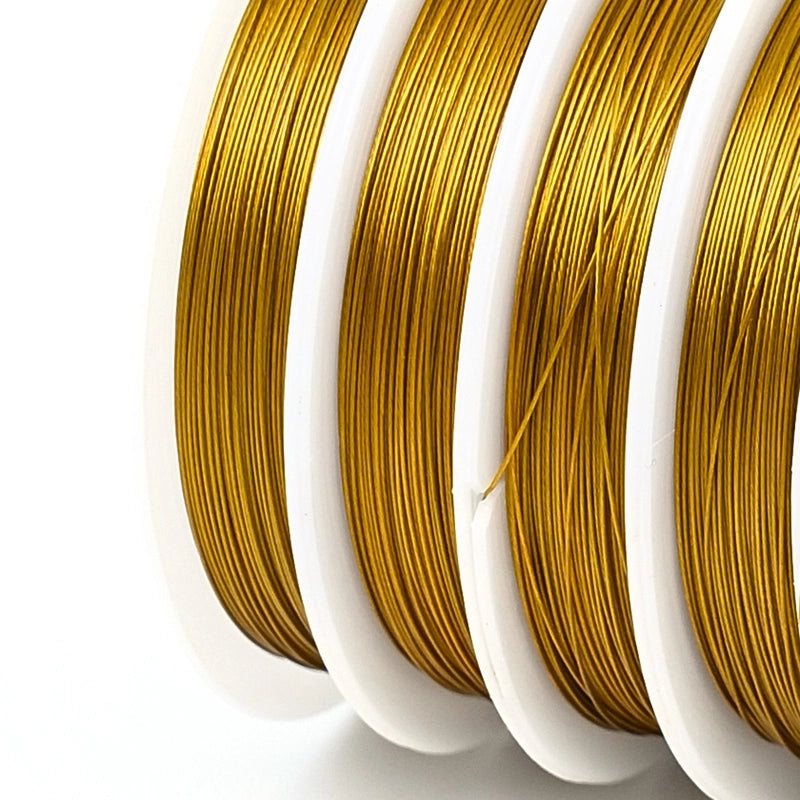 10 Rolls/Package Steel Wire Wire Diameter: 0.38mm Wire Diameter: 0.3mm Wire Diameter: 0.45mm Jewelry Accessories