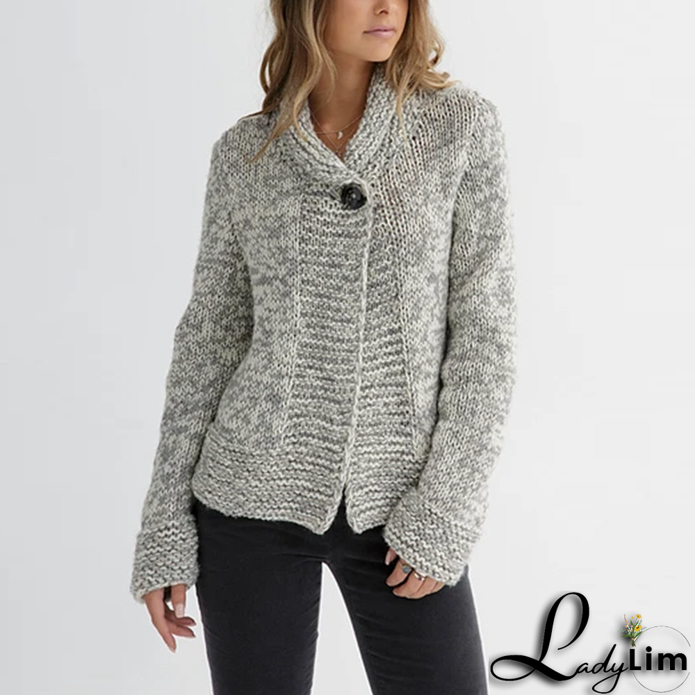 Comfy Long Sleeve Grey Sweater