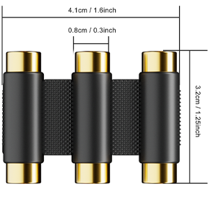 RCA Female to Female Coupler