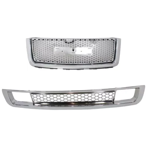 Dronehint Kit Grille Grill for GMC Sierra 1500 Truck 2007-2013 (For: GMC) Parts