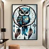 Dreamcatcher And Owl-11CT Stamped Cross Stitch 40*60cm/15.75*23.62in  tapestrymarket