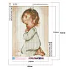 >SALE<5D Resin Kid Pray Diamond Painting Full Round Drill Rhinestone Gift (B5020)