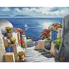 [Brand]Santorini - 14CT Stamped Cross Stitch - 48*42cm