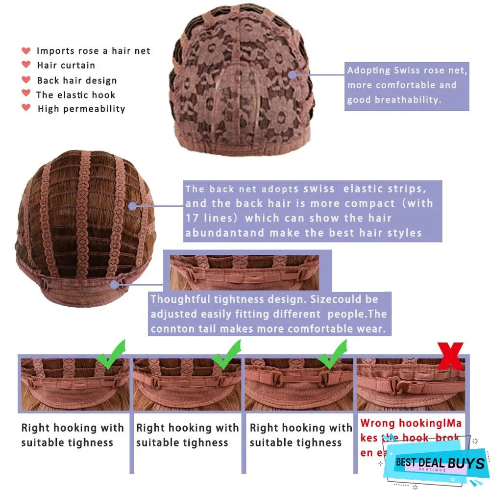 Hot Selling Wigs Short Curly Hair Women's Natural and Realistic Modeling Popular Headgear