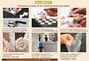 Flower DIY Building Block Photo Frame Kit,Creative Handmade Assembled Photo Frame Handmade Craft Gift Home Tabletop Display Decor 4x6 Inch