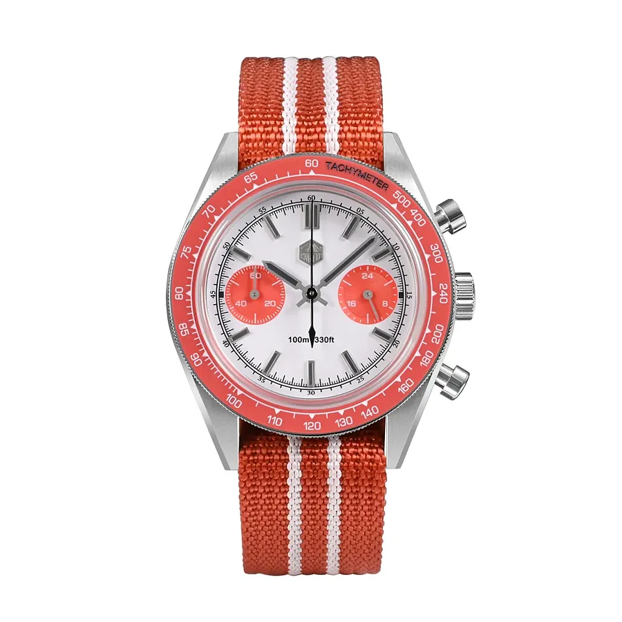 San Martin Chronograph VK64 Quartz Watch Original Design SN0116