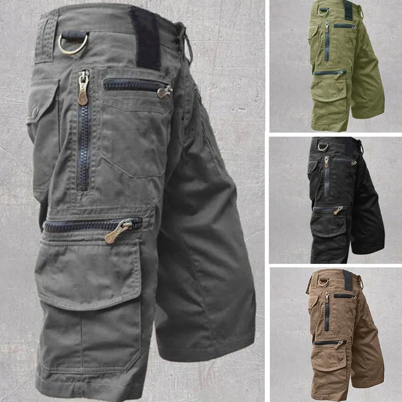 Men's Multi-pocket Outdoor Overalls Cargo Shorts - Buy 2 Pcs Get Free Shipping