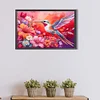 (60*40cm)Flower Hummingbird - Full Round Drill Diamond Painting