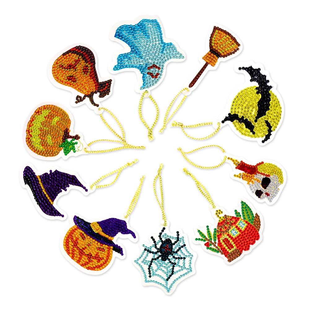 

10pcs Halloween-5D DIY Craft Pendant, 501 Original