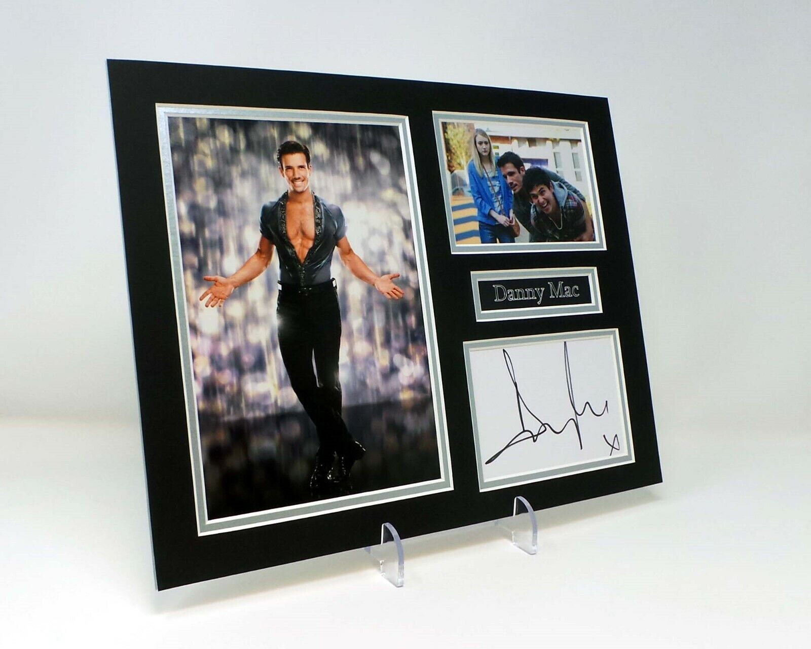 Danny MAC Signed Mounted Photo Poster painting Display AFTAL COA Hollyoaks, Strictly, Theatre.