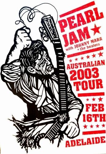 PEARL JAM POSTER - 2003 AUSTRALIAN TOUR - Photo Poster painting QUALITY INSERT -  POST!