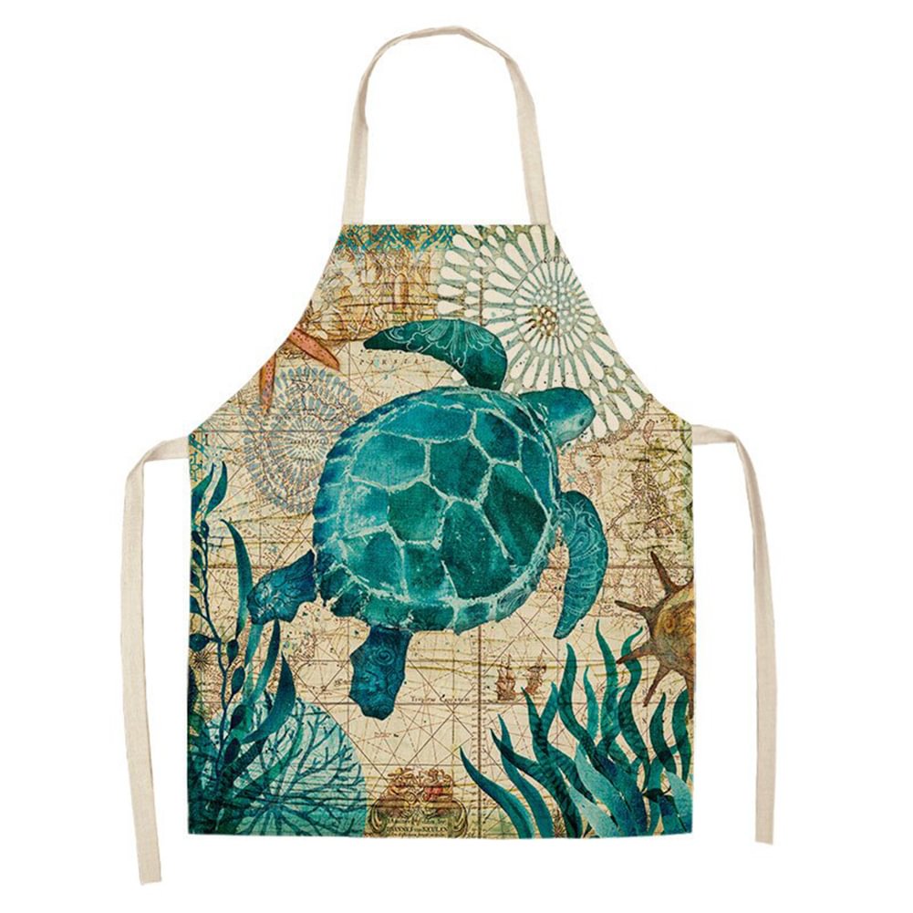 【Limited Stock Sale】Cooking - Printed Linen Apron