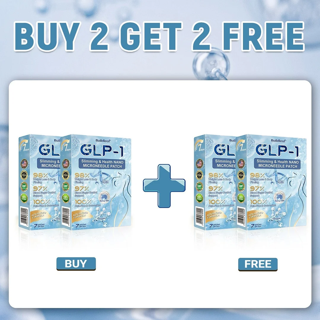 🏥FDA Store | 𝐵uil𝗱𝐿ea𝐟&reg; 𝑺𝑀𝗚T-𝑮𝐋𝑃-1 𝐒limming & 𝐻ealth 𝑁ano 𝑀icroneedle 𝑃atch with Collagen & Matrixyl 3000 丨Obesity,Cardiovascular Diseas, Diabetes, Sleep Apnea, Joint Problems and More