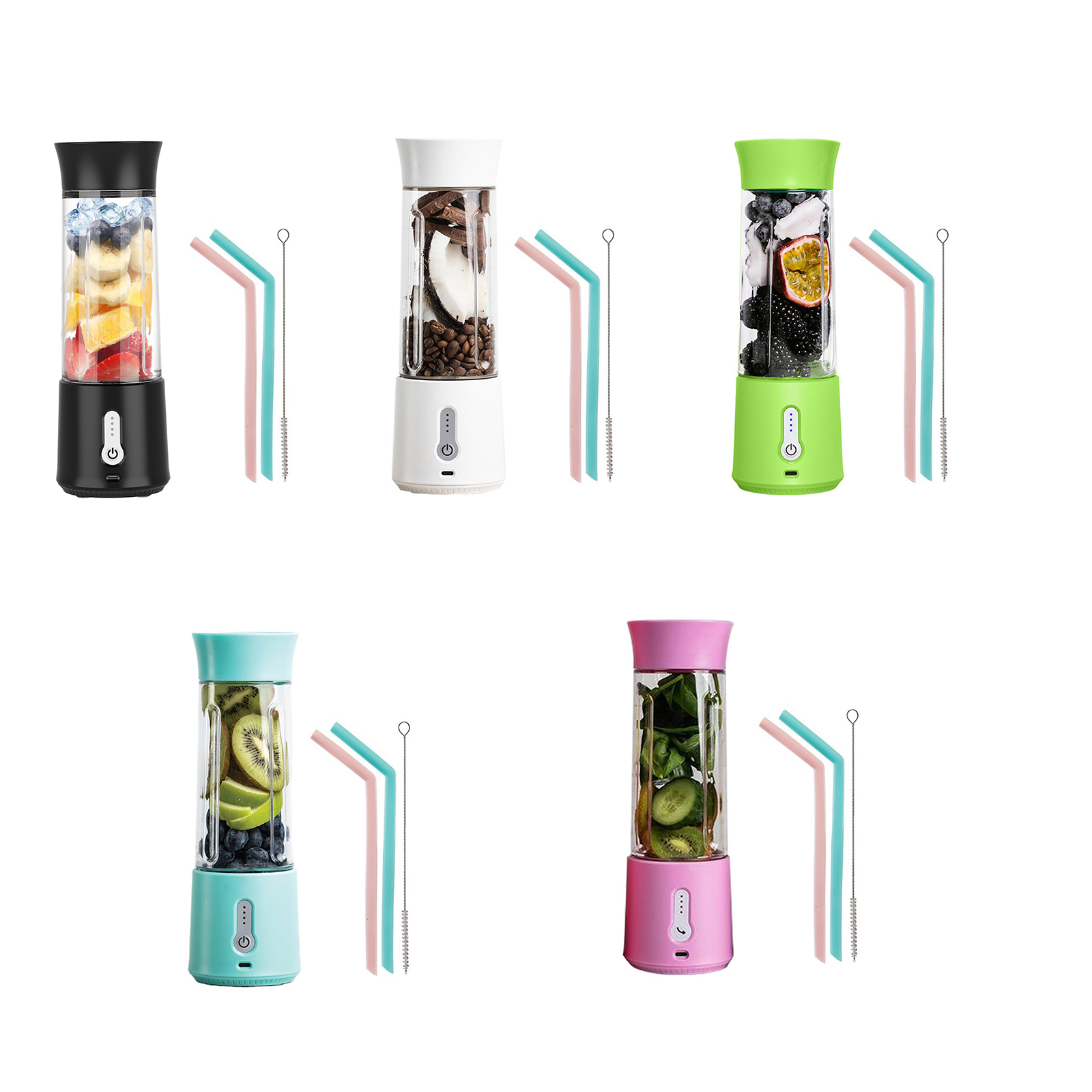 

USB Charging Blender - Lightweight Portable Blender for Shakes & Smoothies, Black, 501 Original