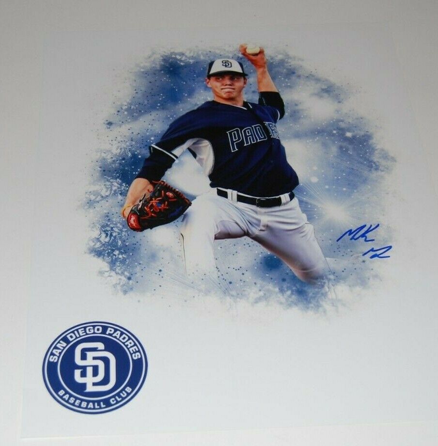 MACKENZIE GORE signed (SAN DIEGO PADRES) Baseball 11X14 Photo Poster paintinggraph W/COA