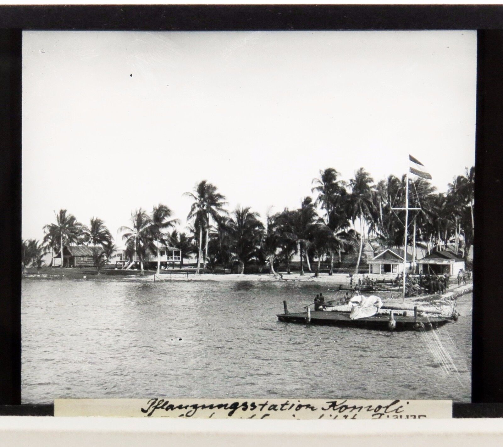 Glass Negative New Guinea Admiralty Islands Africa Colony Photo Poster painting Glas Dia (N101