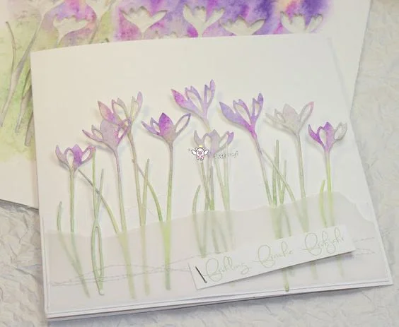 Piggy Craft metal cutting dies cut die mold New 4Pcs Flowers Scrapbook paper craft knife mould blade punch stencils dies