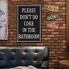 Please Don't Do Coke In The Bathroom - Vintage Metal Signs(8*12Inch/12*16Inch) - Warning