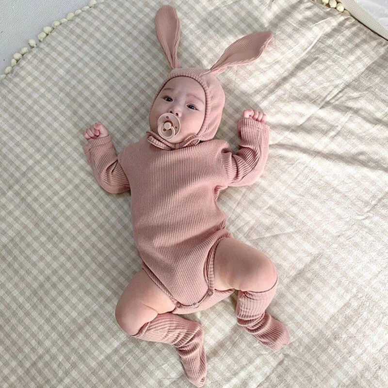 🐰🐰Bunny Ears Long Sleeve Baby Bodysuit